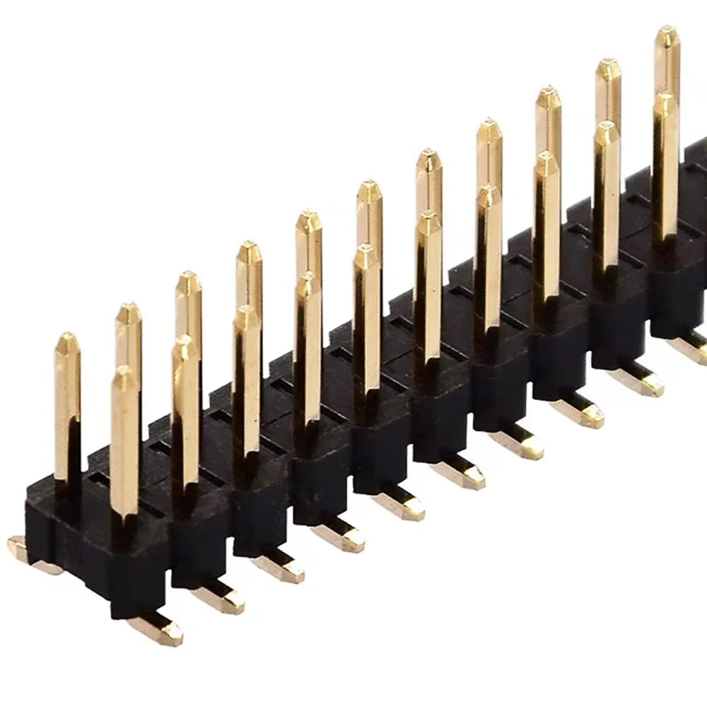 SMD SMT Pitch 1.0mm 1.27mm 2.0mm 2.54mm Double Row Male PIN HEADER Strip Connector 2*2/3/4/5/6/7/8/9/10/11/12/20/25/30-40PIN