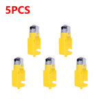 1-5PCS TT Motor 130motor Smart Car Robot Gear Motor for Arduino DC3-12V DC Gear Motor Intelligent Car Chassis Four Drive Car Hot