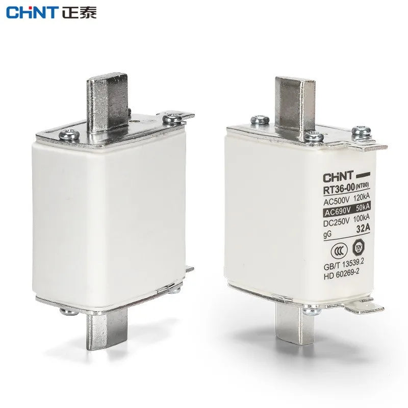 CHINT Fuse Core RT36-00 20A 25A 32A 40A 50A 63A 80A 100A 125A 160A 200A 250A 300A ceramic fuse link RT36-2 RT36-1 RT36-3