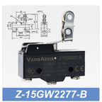 Z-15 Micro Limit switch Travel Switch Small Horizontal Roller Lever 15A 250V 1NO1NC Normally Open Normally Closed Travel Switch