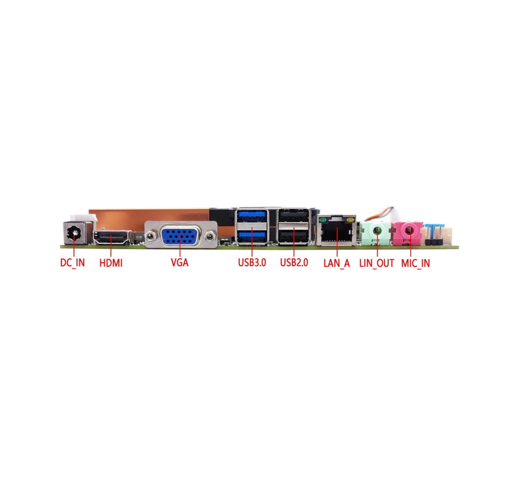 Factory X86 Mini-ITX Motherboard and Processor Kabylake 7th Generation Core I3 I5 I7 DDR 16GB VGA HD-MI EDP/LVDS