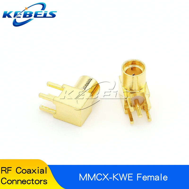 5PCS MCX-KE MCX-JE MCX-KWE MMCX-KE MMCX-JE MMCX-KWE MCX MMCX Male Female Socket PCB Board Socket Right Angle 90 Degree Connector