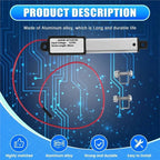 ABXF-Mini Electric Push Rod Putter 12V Mirco Linear Actuator 50Mm Stroke 70N Motor Controller