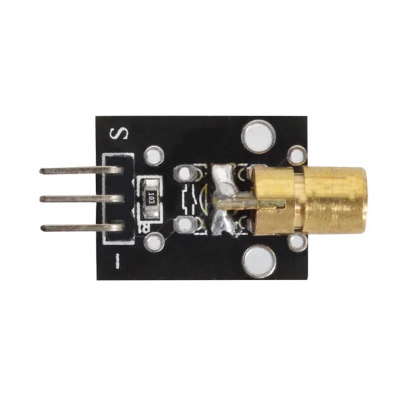 50PCS KY-008 Laser Transmitter Module 650nm 5V Red Dot Sensor for Arduino UNO R3 DIY