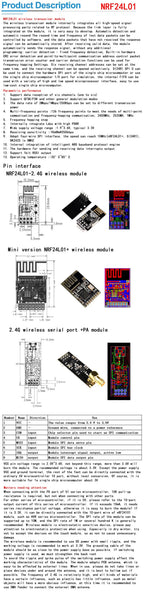 NRF24L01+ 2.4G wireless data transmission module 2.4GHz NRF24L01 upgrade version NRF24L01+PA+LNA 1000 Meters For Arduino