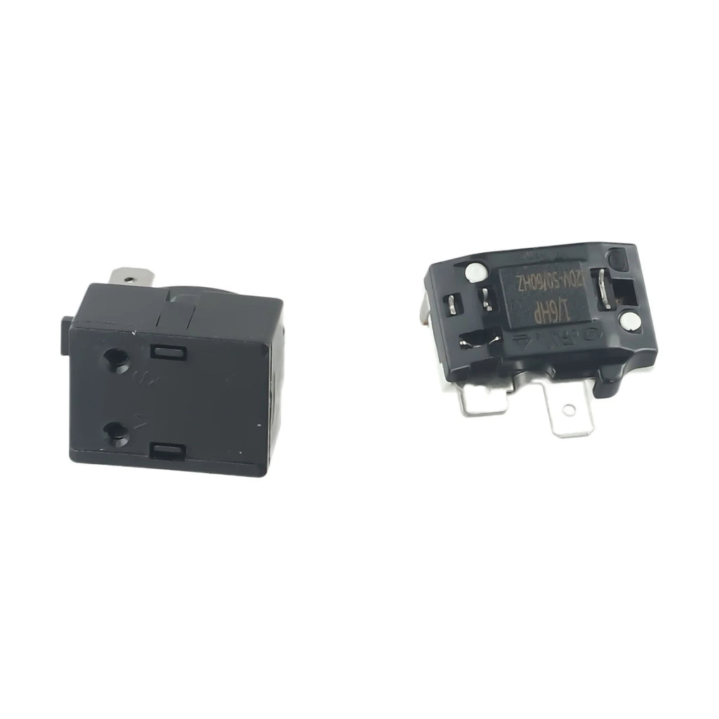2pcs Refrigerator PTC Start Relay 1/2 Pin 15 Ohm 1/6H Compressor Overload Protector Starting Relay Light Weight Power Supplies
