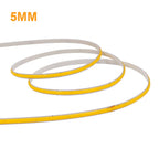3mm 5mm PCB COB LED Strip Light 5V 12V 24V 320LED 8mm CRI90 Super Bright Flexible LED Tape For Cabinet Home Liner Lighting