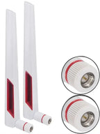Dual Band Universal WiFi Antenna for Amplifier, WLAN Router, Signal Booster, Male SMA, RP-SMA Male, 12dBi, 2.4G, 5G, 5.8GHz,
