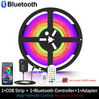 1M 2M 3M 4M 5M COB 24V RGBIC Led Strip 720Leds/M Wifi Bluetooth Infrared Remote Control Flexible Led Tape Lamp Room Decoration