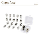 30/50/100Pcs 5*20mm 6*30mm Fast Blow Glass Tube Fuses 5x20 6x30 250V 0.1A 0.5 1 2 3A 3.15 4 5A 6 7 8 10 12 15 20 25 30A AMP Fuse