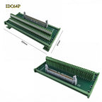IDC10P/14P/16P/20P/26P/30P/40P/50P/60P/64Pin DC-2 To Terminal Block Breakout Board Adapter PLC Relay Terminals DIN Rail Mounting