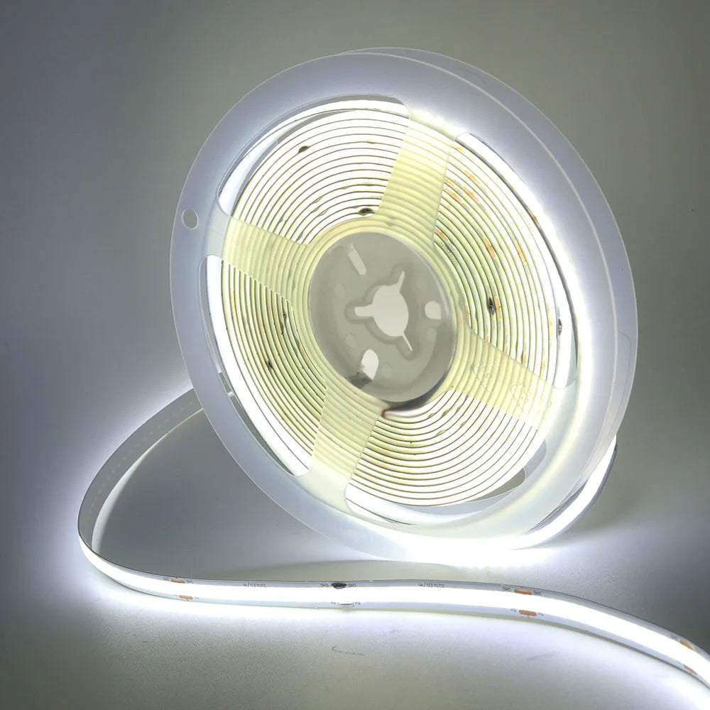 5V USB COB Led Strip Light White/Red/Green/Pink/Ice Blue/Yellow 320 Leds Flexible Ribbon DC Night Lamp TV Backlights Home Decor