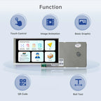 DWIN 7 Inch 800*480 HMI Intelligent TN TFT LCD Display Module UART Commercial Grade Capacitive Touch Screen DMG80480C070_03W