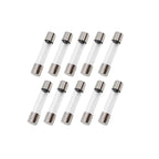 10pcs 5x20mm 6x30mmGlass Fuse Fast Fuse 250V 0.1A 0.2A 0.5A 1A 2A 3A 3.15A 4A 5A 6A 7A 8A10A 12A 15A 20A30A Quick Blow 5*20 6*30