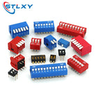 5pcs Slide Type Switch Module 1 2 3 4 5 7 8 10PIN /1.27/2.54mm Position Way SMD/DIP Pitch Toggle Switch Snap Switch Dial Switch