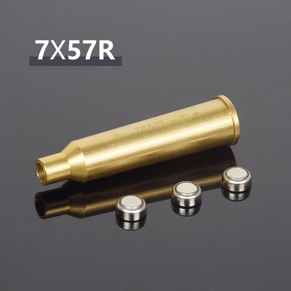 12GA 20GA .308 .223 5.45x39 7.62x39 9x19mm.338 Gauge Red Laser Bore Sighter Training Bullet Boresighter CAL Cartridge Caliber