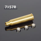 12GA 20GA .308 .223 5.45x39 7.62x39 9x19mm.338 Gauge Red Laser Bore Sighter Training Bullet Boresighter CAL Cartridge Caliber