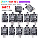 KY-003 Hall Effect Sensor Module A3144 Standard Hall Effect Magnetic Sensor Module Works with Arduino Boards