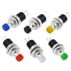 6PCS PBS-110 7MM Momentary Push Button Switch Press The Reset Switch Momentary ON OFF Push Button Micro Switch Normally Open