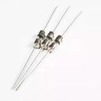 10pcs 0.5A 1A 1.5A 2A 3A 3.15A 4A 5A 6.3A 8A 10A 15A 250V 3.6x10mm Lead Wire Fast/Slow Blow Glass Fuse Tube 3.6*10