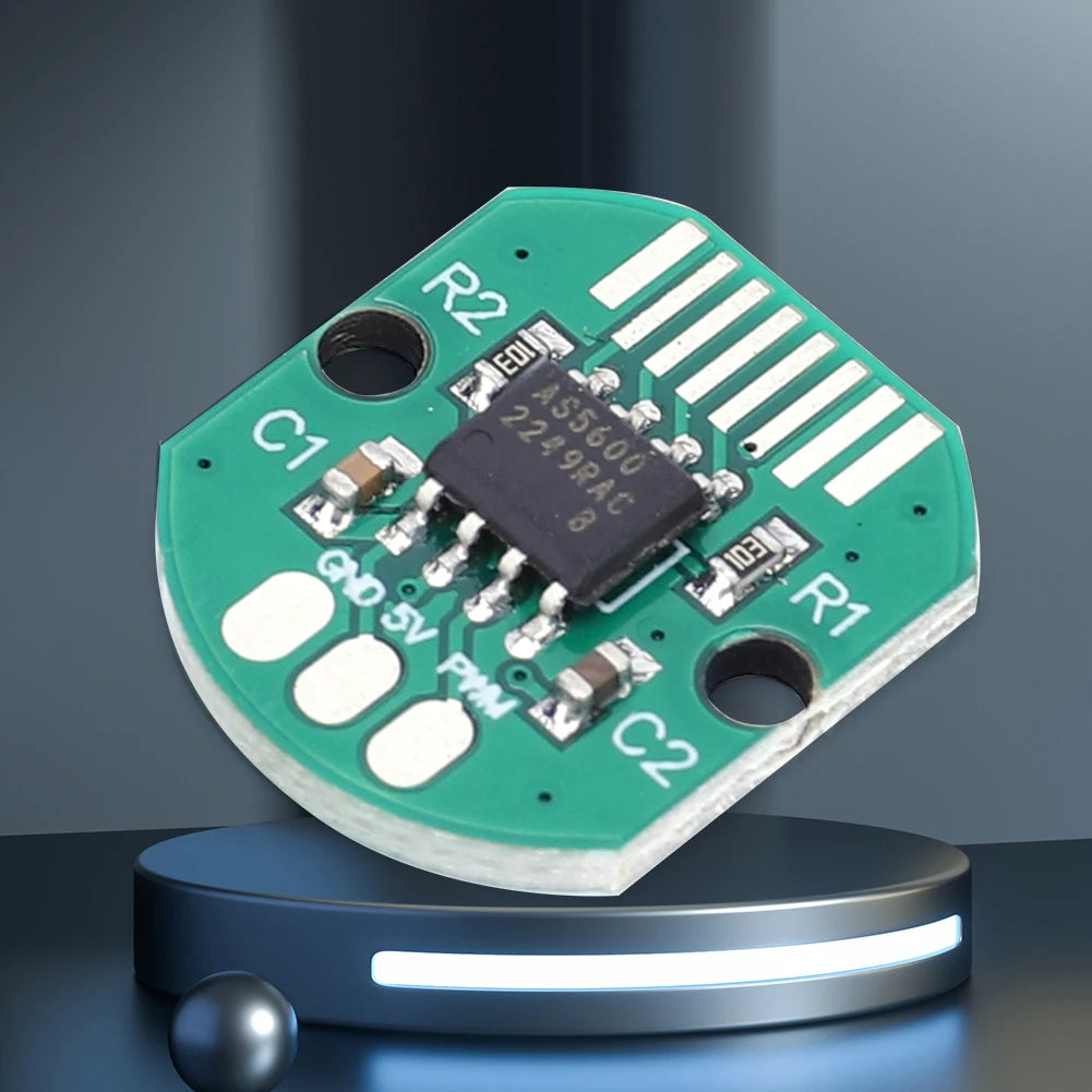 AS5600 Magnetic Induction Angle Measurement Sensor Module High Precision 12-Bit Magnetic Position Sensor Encoder with 3-pin Wire