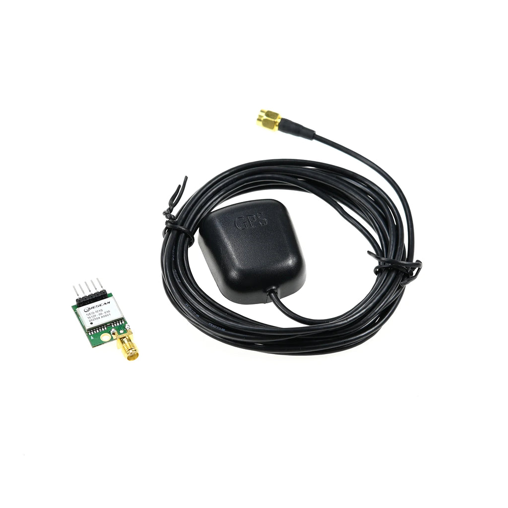 QUESCAN UBX-M10050-KB M10 GPS GNSS Module with Active Antenna ESP32 Arduino NMEA GPS Galileo GLONASS BeiDou Receiver PPS 1PPS
