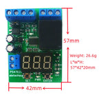 DC 12V 24V LED Digital Relay Switch Control Board Module Relay Module Voltage Detection Charging Discharge Monitor Test