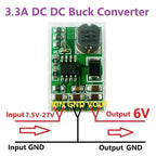 1 PCS  3.5A DC-DC Converter Module Buck Step-Down Voltage Regulator Board 4.5V-27V to 3V 3.3V 3.7V 5V 6V 7.5 9V 12V
