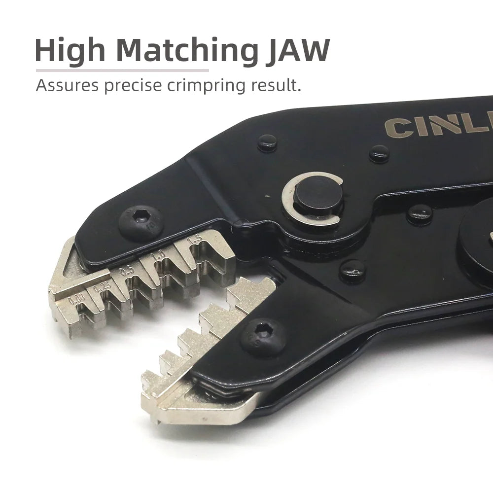 CLN-68B 0.08-1.5mm² Open Barrel Terminals Pliers Crimping Tool (28-16AWG) for JST, DuPont, Molex, PH2.0 XH2.54 3.96 4.2mm Pitch