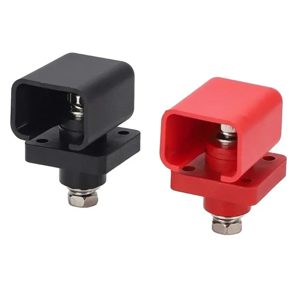 2pcs 200A Through Wall Type Lithium Battery Energy Storage Terminal High-Current Lithium Battery Copper Terminal Connectors