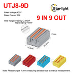 Distribution block PTFIX2.5mm² Wire Electrical Cable Connectors Plug-in Terminal Block  Splitter DIN-Rail Mounting Junction Box