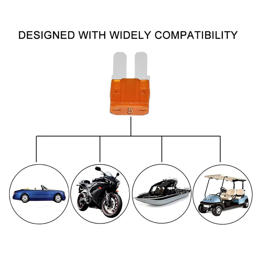 Micro2 Fuse Taps - Upgraded RV Camper Inline Fuse Tap, 12V ATR Add-a-Circuit Blade Fuse Tap Adapter with 5 Amp Micro2 Fuse