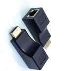 1 Pair HDMI to RJ45 Adapter Converter Extender RJ45 Ports Network 30M to RJ45 Over CAT5e / 6 UTP LAN Extender Cable Adapters