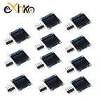 0.96 Inch OLED Display Module SSD1315 I2C IIC SPI Serial 128X64 LCD 4 Pin YellowBlue White for Arduino Pin Headers Soldered