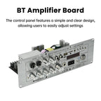 D2000 Bluetooth Amplifier Board 2.1-Channel TPA3221 Power Amplifier 100W+100W+200W with AUX FM USB TF Card TWS DC 24V/AC110-220V