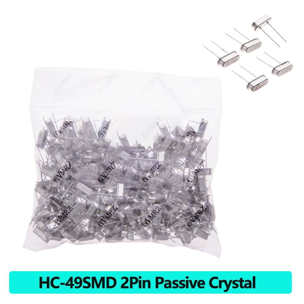 10PCS/200PCS 11.0592MHZ HC-49SMD SMD 2Pin Passive Crystal Oscillator 27MHZ 32MHZ 25MHZ 16MHZ High Precision Quartz Resonator