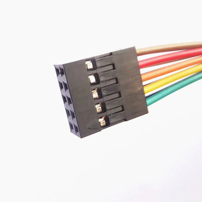 5PCS Double Row Dupont Line 2x2/3/4/5/6/7/8/9/10 Pin Male Female 2.54MM Dupont Jumper Cable Wire For PCB
