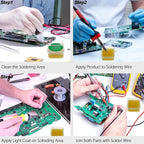 20/30/100g Soldering Flux Lead-Free Solder Paste Flux Tin Solder Paste Welding Flux For Electronics PCB LED Soldering Repair