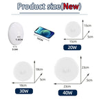 Led Ceiling Lamp With Motion Sensor 110-220V Human Infrared Smart Room Lamp 20W 40W Ceil Lamps For Entrance Balcony Corridor
