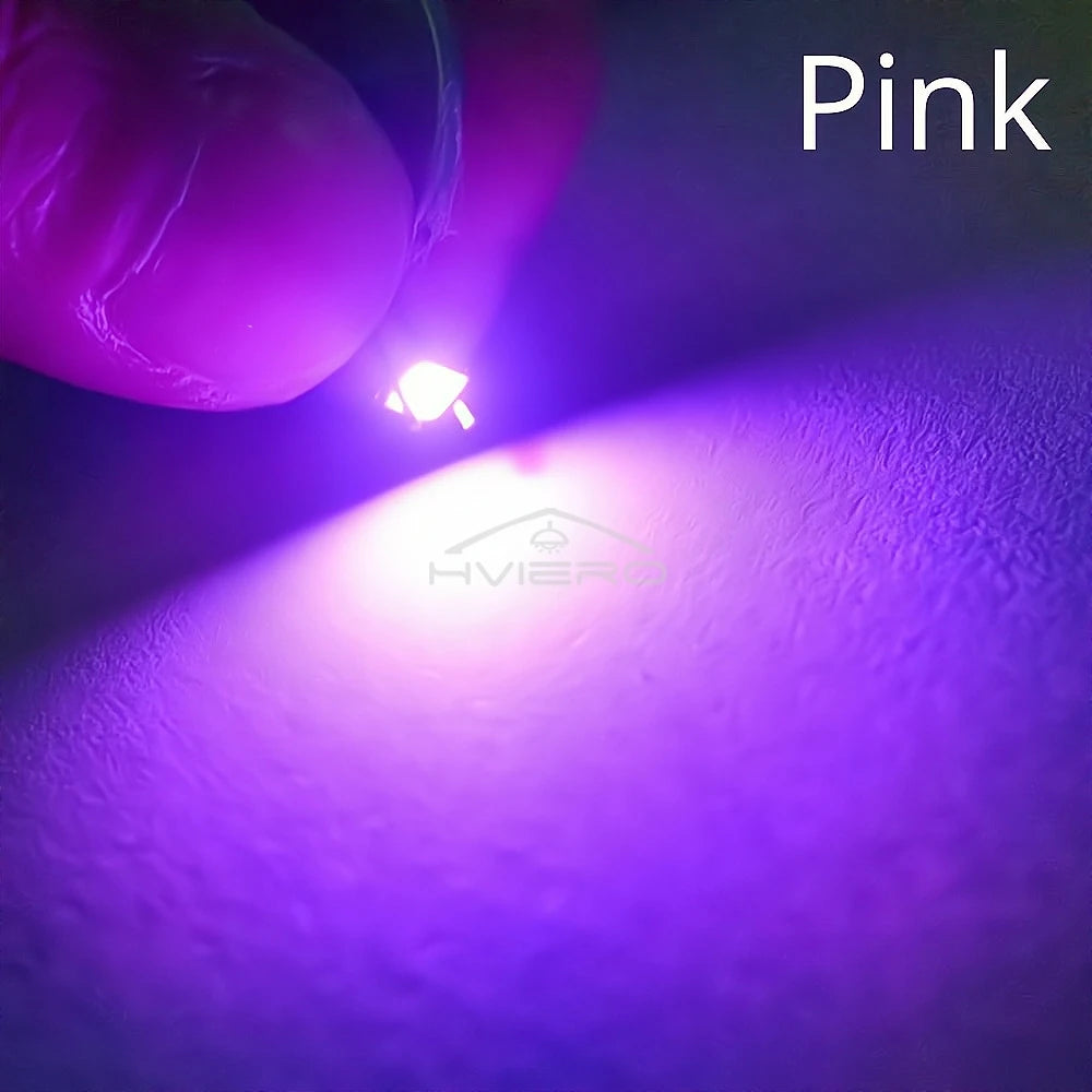 100Pcs 3.3V 2835 5730 3020 Bright Chips SMD LED Red Yellow White Blues RGB Purple Pink Light Emitting Diodes Lighting Atmosphere