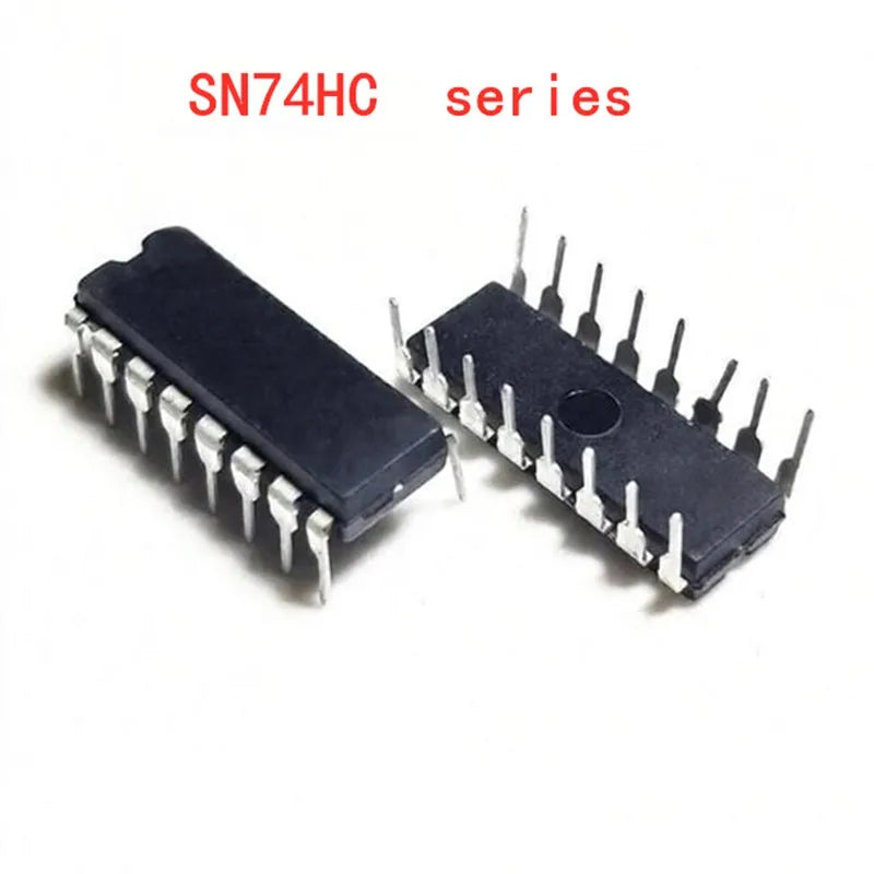 10 pieces of 74HC series SN74HC 00, 02, 04, 08, 14, 32, 74, 86, 132, 157, SN74HC02N, SN74HC595N, 74HC86 DIP logic circuit chips