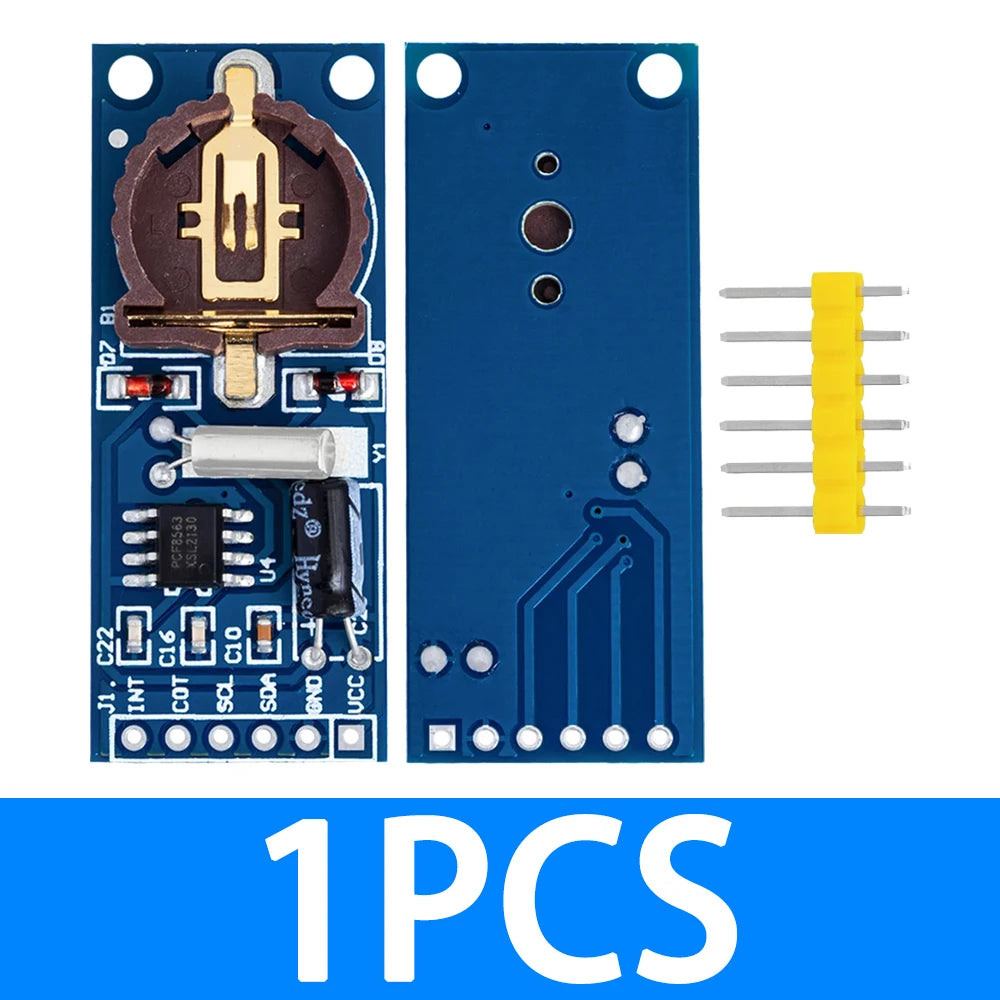 1PCS/5pcs/10pcs  New PCF8563 PCF8563T 8563 IIC Real Time Clock RTC Module Board Good than DS3231 AT24C32 3.3V