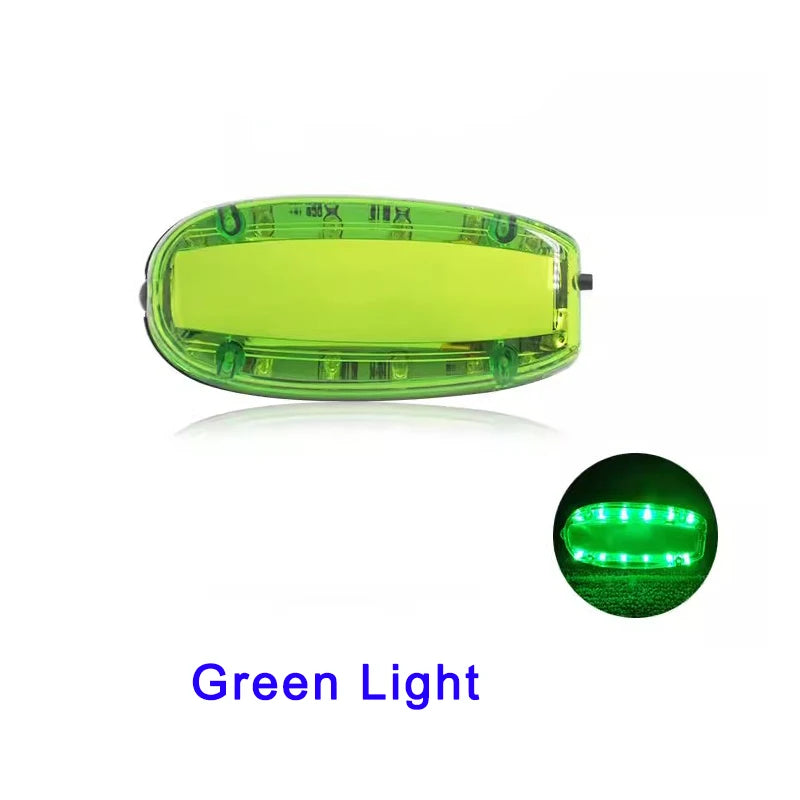 Blue Red Yellow Red Green Color LED Flashing Shoulder Lamp Light Alarm Patrol Warning