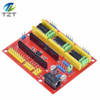 DIYTZT 1/3PCS New CNC Shield V4 Engraving Machine / 3D Printer / A4988 Driver Expansion Board for arduino DIY KIT