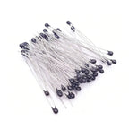 100pcs NTC-MF52AT MF52 MF52 3950 5% 1K 2K 3K 5K 10K 20K 30K 50K 100K ohm NTC Thermistor Temperature Sensor Thermal Resistor