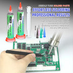 217℃ Lead Free High-Temperature Solder Paste Sn96.5Ag3.0Cu0.5 Melting Point: Enhanced Conductivity of Needle Tube