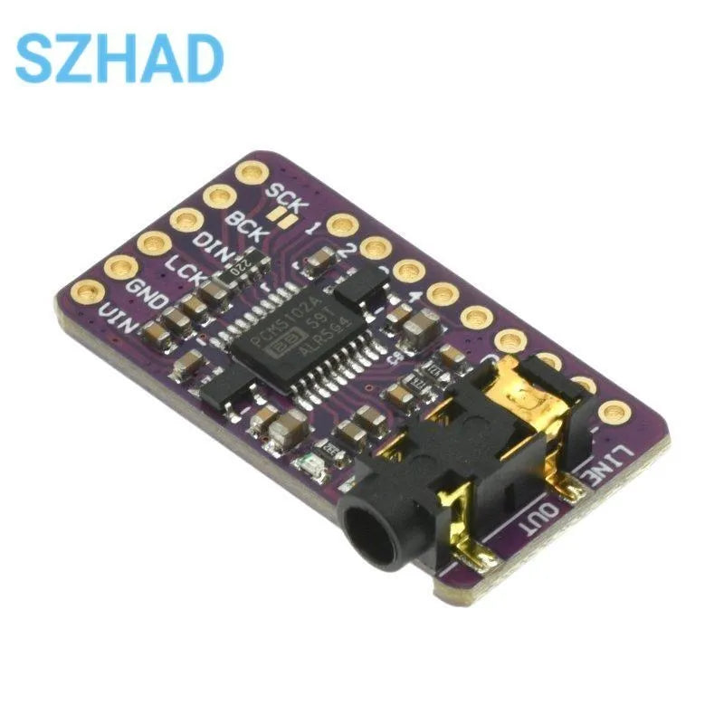 1-10PCS Interface I2S PCM5102A DAC Decoder GY-PCM5102 I2S Player Module For Raspberry Pi PHAT Format Board Digital PCM5102 Audio