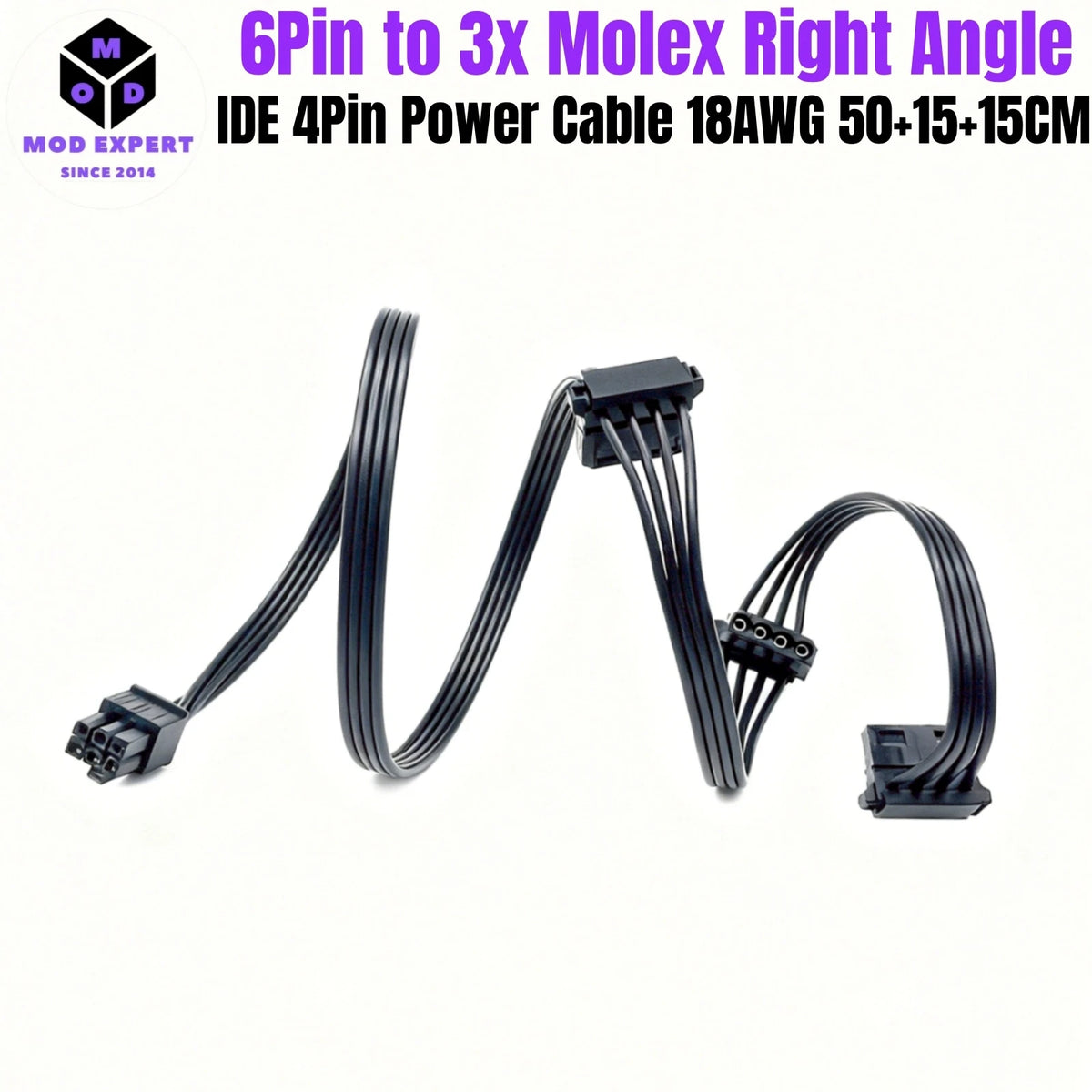 Modular Power Cable for Antec GSK 750W/650W/550W Series Modular Powers, 6+2 PCIe 8Pin, CPU 4+4Pin ATX12V, SATA, Molex IDE 4Pin