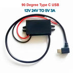 15W 12V 24V to 5V 3A DC-DC Step Down Buck Converter Regulator Power Supply Module Mini USB Micro USB Male Female Type-C Adapter