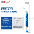 JRready Terminal Extractor Tool For HARTING/TE&AMP 4.2/6.35/2.13/CPC&Molex&Delphi Weatherpack&Amphenol RT360 Series Connectors